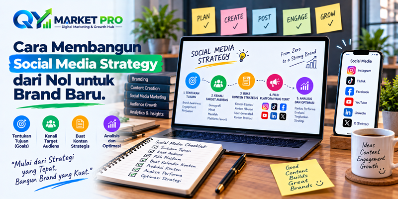 Cara Membangun Social Media Strategy dari Nol untuk Brand Baru
