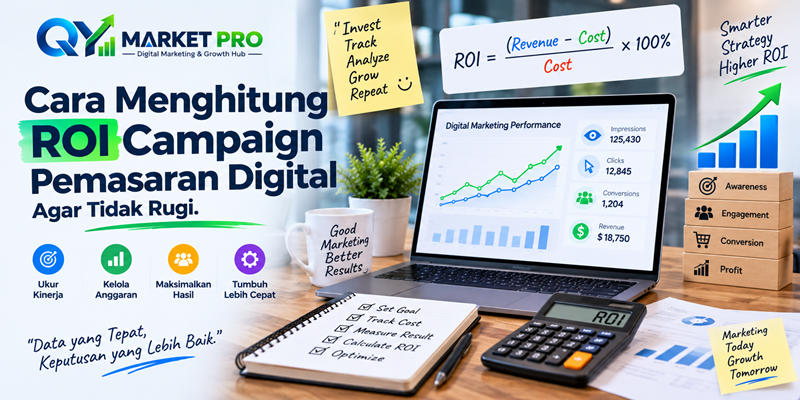 Cara Menghitung ROI Campaign Pemasaran Digital Agar Tidak Rugi