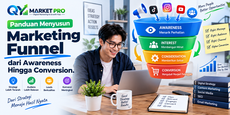 Panduan Menyusun Marketing Funnel dari Awareness Hingga Conversion