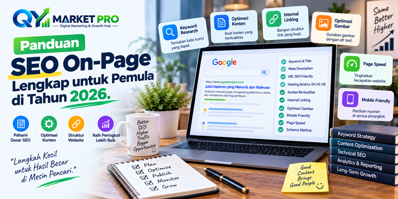 Panduan SEO On-Page Lengkap untuk Pemula di Tahun 2026
