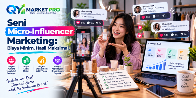 Seni Micro-Influencer Marketing: Biaya Minim Hasil Maksimal