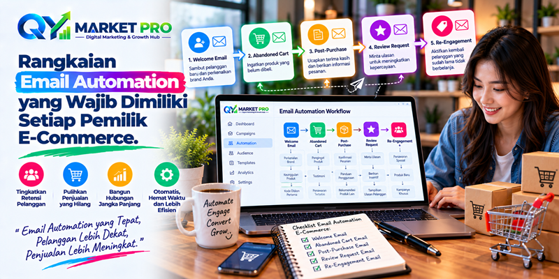 Rangkaian Email Automation yang Wajib Dimiliki Setiap Pemilik E-Commerce